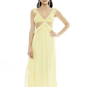 4Si3Nna - Marsha Maxi Dress - Size XS - Yellow